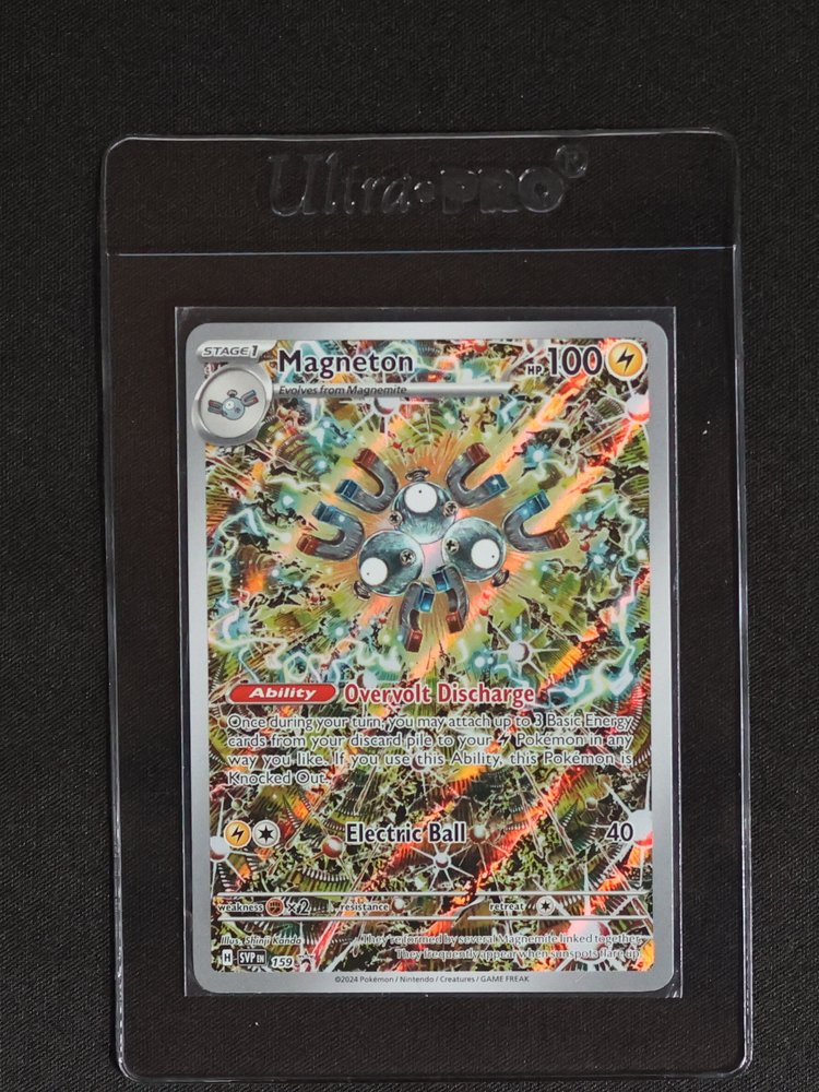 2024 Pokémon SVP #159 Magneton Surging Sparks — front