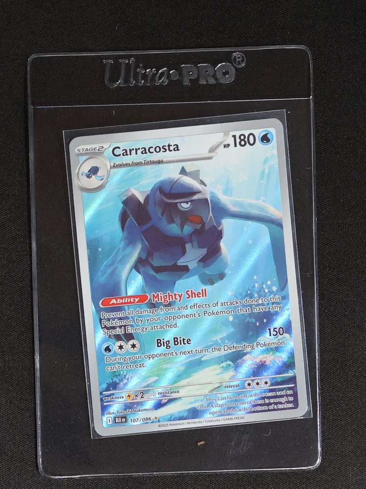 2025 Pokémon SV Black Bolt #107 Carracosta — front