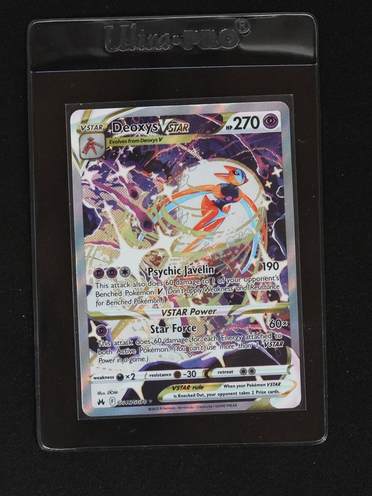 2023 Pokémon Crown Zenith #GG46 Deoxys VSTAR — front