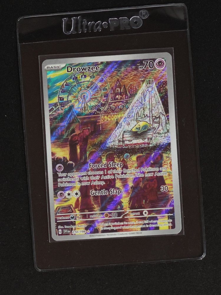 2023 Pokémon Scarlet & Violet SV01 #210 Drowzee Illustration Rare Full Art — front
