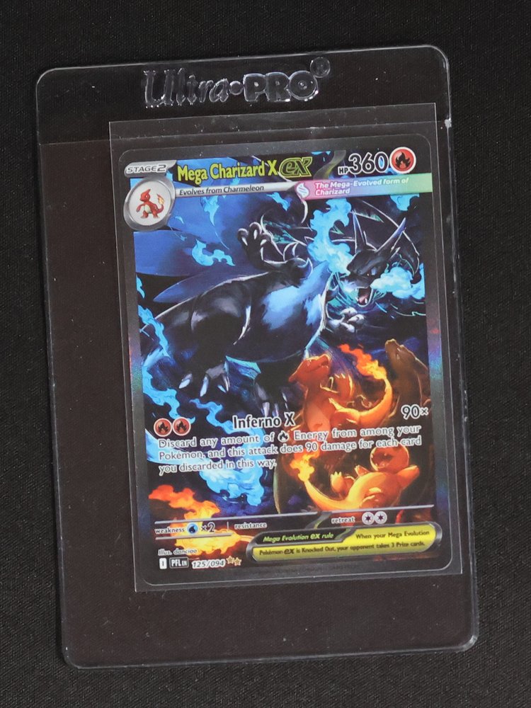 2025 Pokemon Mega Charizard X EX #125/094 — front
