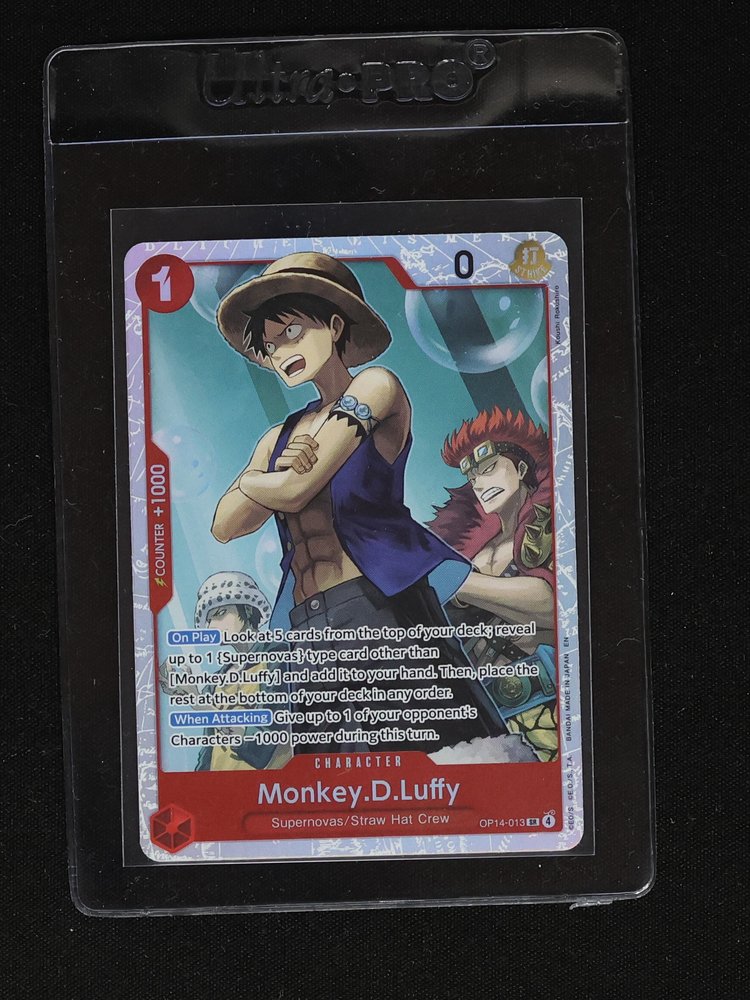 Monkey.D.Luffy OP14-013 The Azure Sea's Seven — front