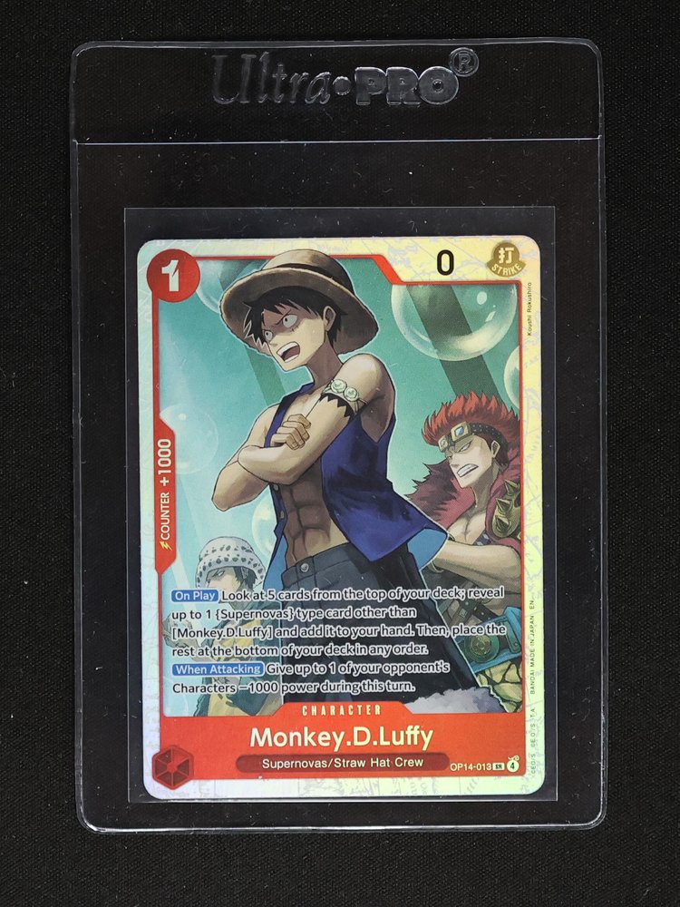 Monkey.D.Luffy OP14-013 The Azure Sea's Seven — front