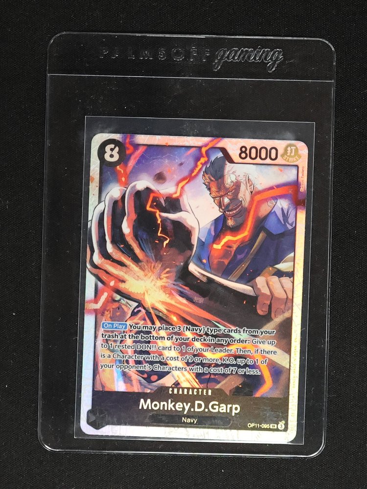 Monkey.D.Garp OP11-095 SR One Piece A Fist of Divine Speed — front