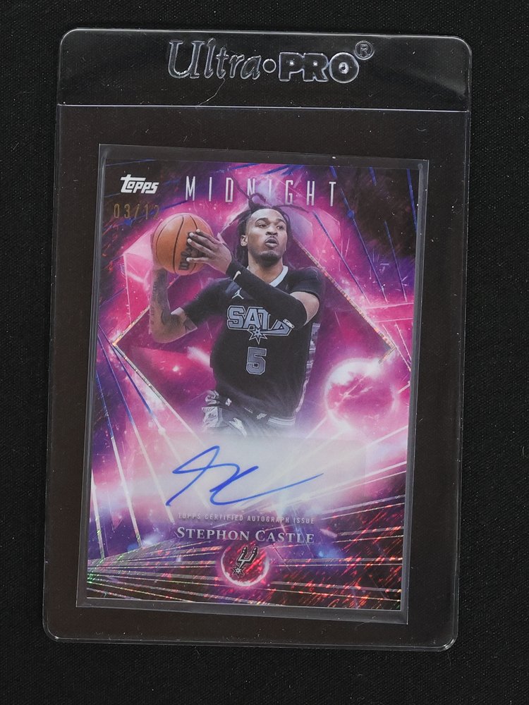 2025 Topps Midnight #03 Stephon Castle — front