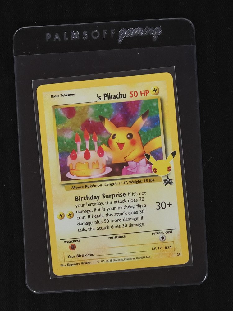 2021 Pokémon Celebrations #24 Birthday Pikachu — front