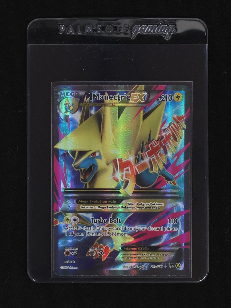 2017 Pokémon XY Phantom Forces #24a M Manectric EX — front