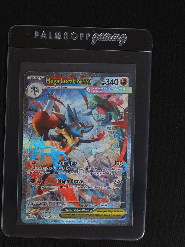 2016 Pokemon Mega Lucario EX 179/132 — front