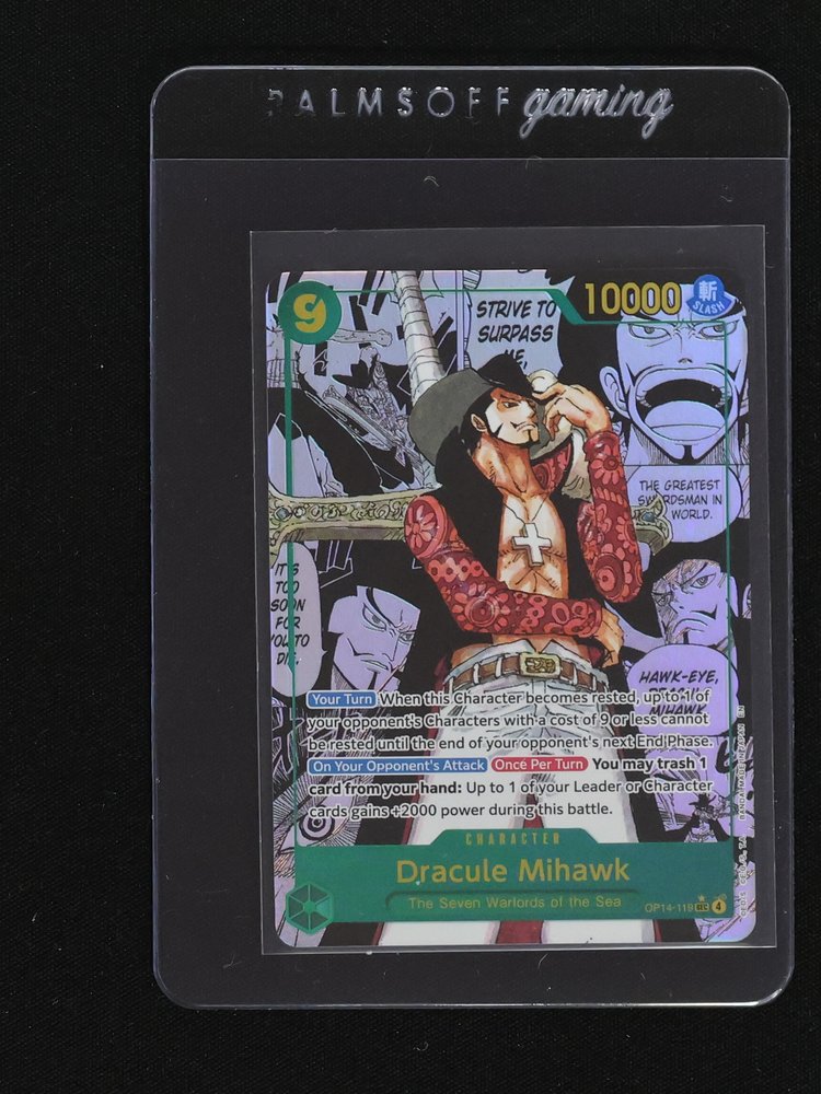 2026 One Piece OP14-119 Dracule Mihawk — front