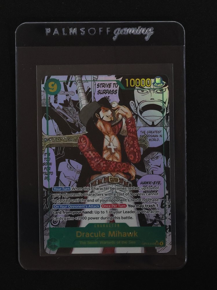 2026 One Piece OP14-119 Dracule Mihawk — front