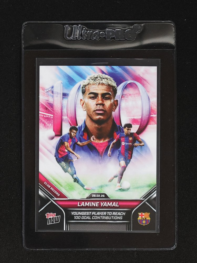 2026 Topps Now #005 Lamine Yamal — front