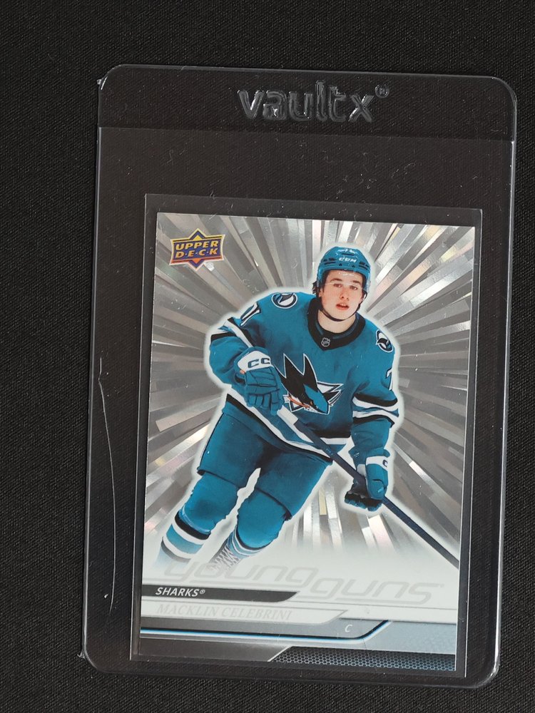 2024-25 Upper Deck Series 2 Young Guns Outburst #451 Macklin Celebrini — front