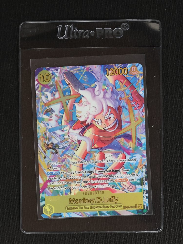 One Piece Card Game Monkey.D.Luffy EB04-061 Secret Rare Alternate Art — front