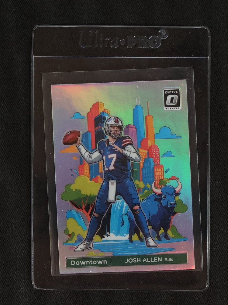 2024 Panini Donruss Optic Downtown! #2 Josh Allen — front