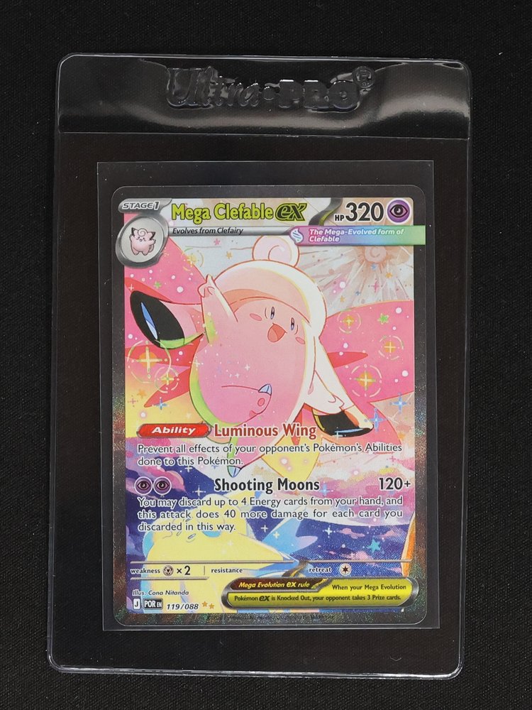2026 Pokémon Perfect Order #119/088 Mega Clefable ex — front