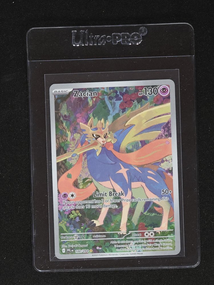 2025 Pokémon TCG Phantasmal Flames #100 Zacian — front