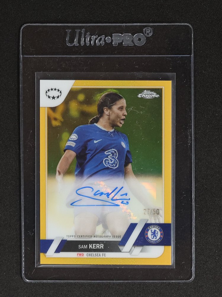 2022-23 Topps Chrome UEFA Women's Champions League #A-SK Sam Kerr — front