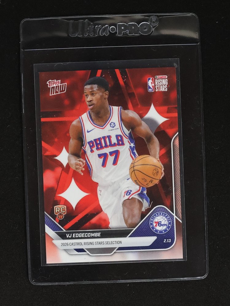2026 Topps Now #RS3 VJ Edgecombe — front