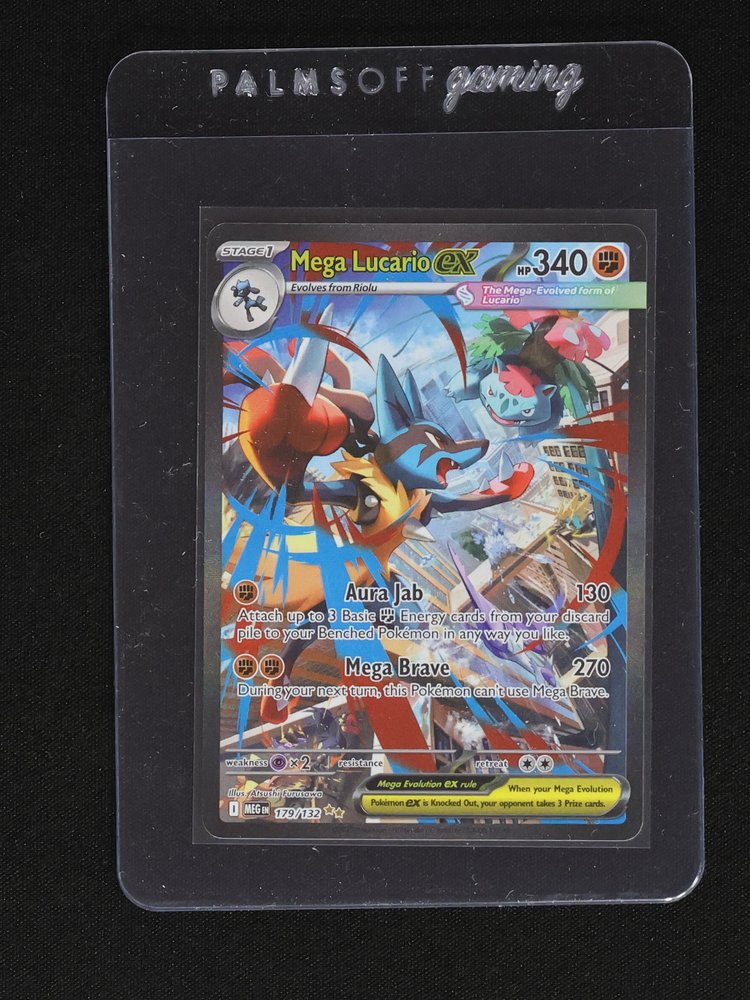 2025 Pokemon Mega Lucario EX 179/132 — front