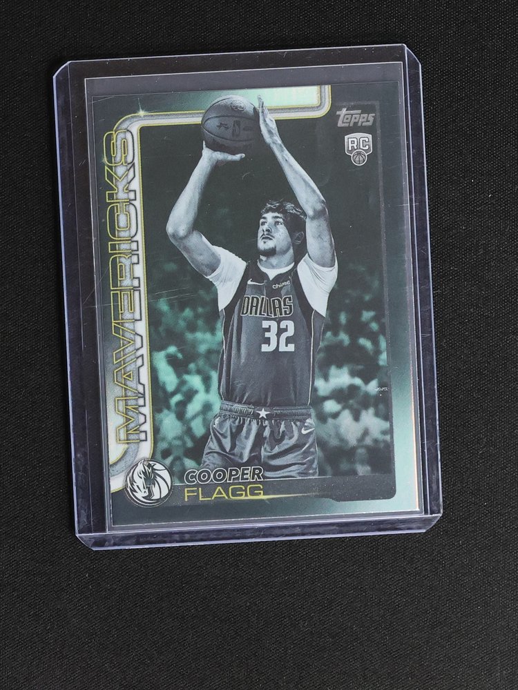 2025-26 Topps #201 Cooper Flagg Blackout Rookie — front