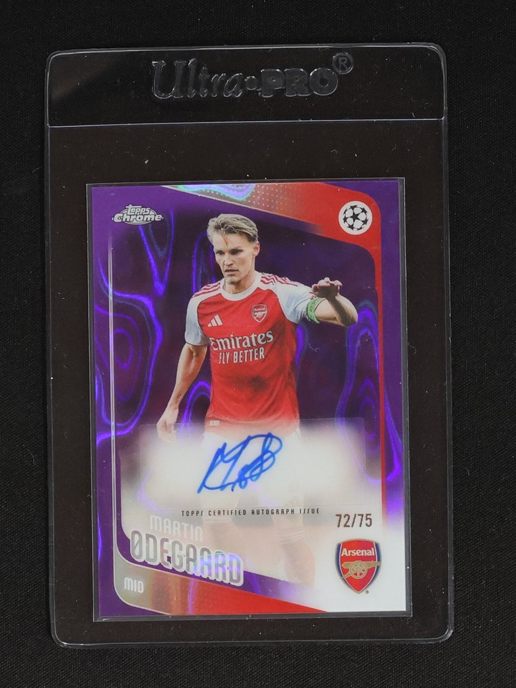 2023 Topps Chrome UEFA #72/75 Martin Odegaard — front