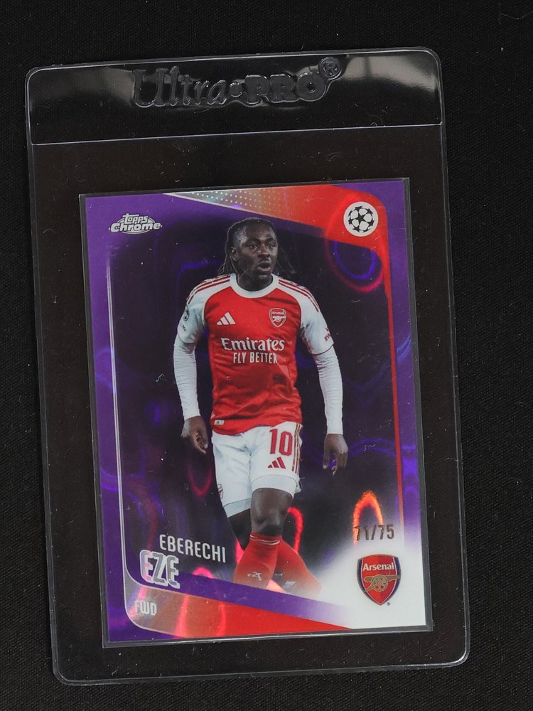 2025 Topps Chrome UEFA Club Competitions #194 Eberechi Eze — front