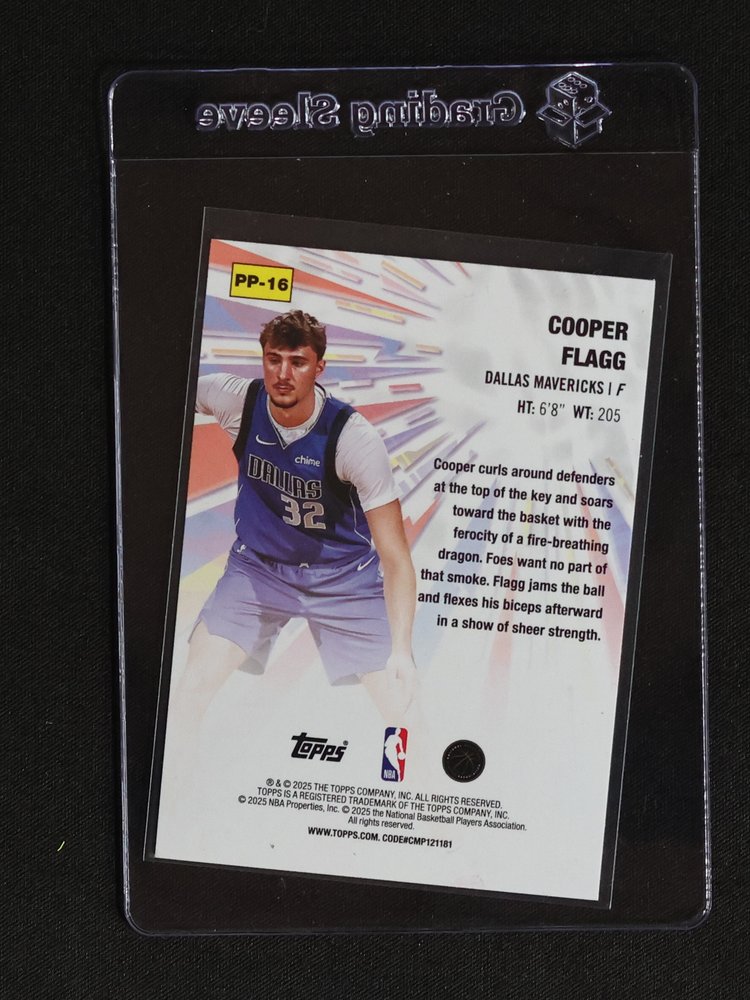 2025 Topps 2025-26 Power Players #PP-16 Cooper Flagg — front