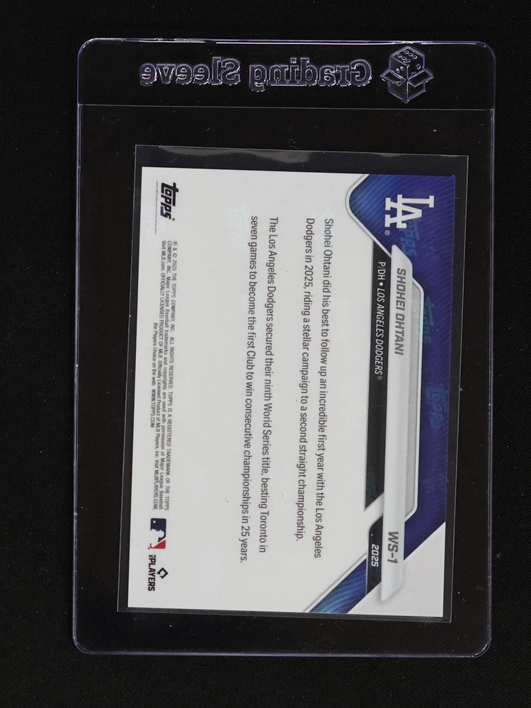 2025 Topps Now #WS-1 Shohei Ohtani — front