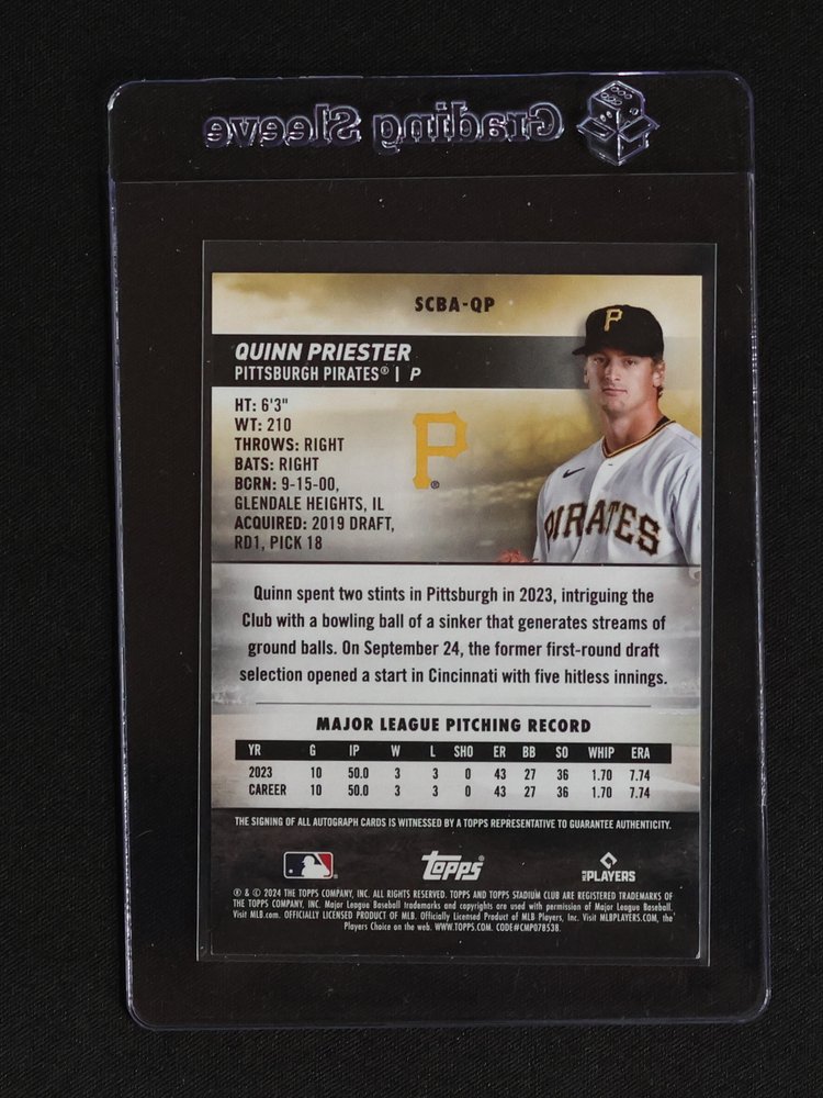 2024 Topps Flagship Collection #58 Quinn Priester — front