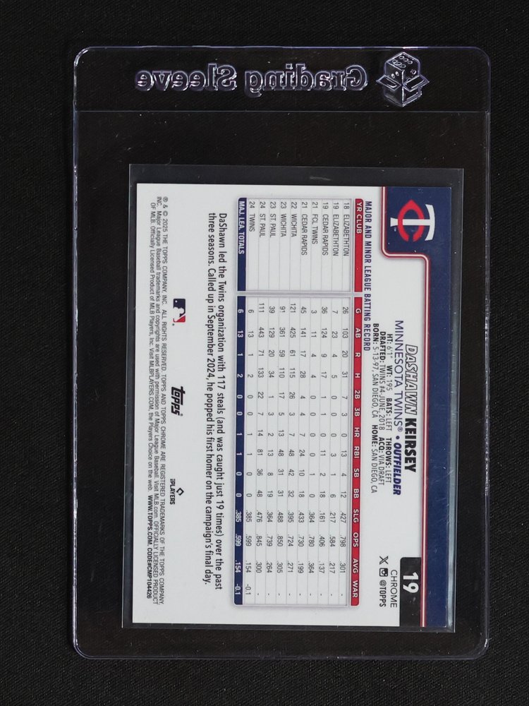 2025 Topps Chrome #19 Dashawn Kersey — front
