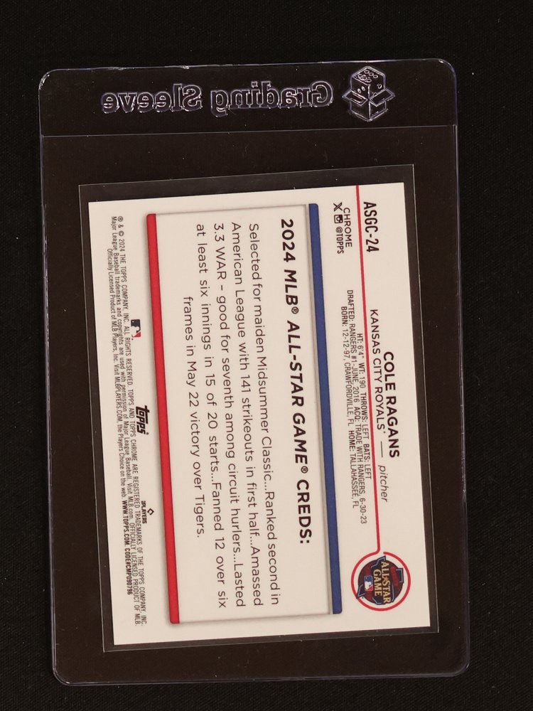 2024 Topps Chrome Update #ASGC-24 Cole Ragans — front