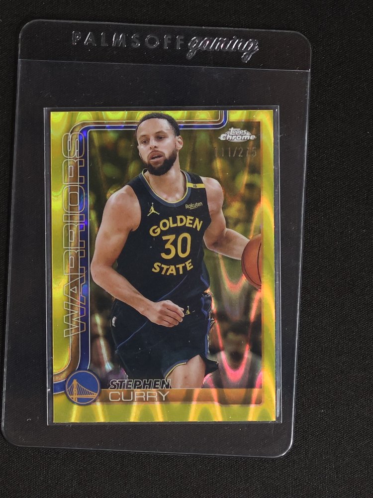 2025-26 Topps Chrome #201 Stephen Curry — front