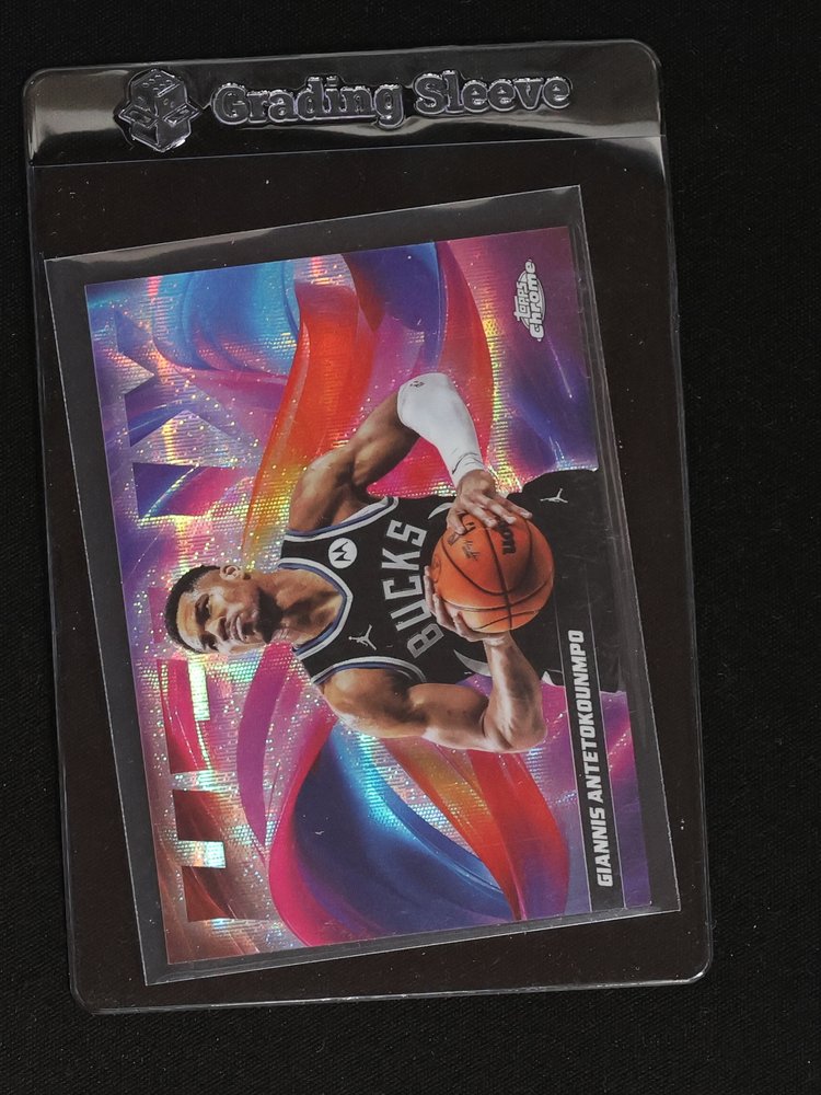 2025-26 Topps Chrome Ultraviolet All-Stars #UV-2 Giannis Antetokounmpo — front