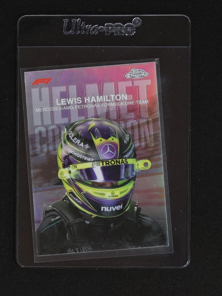 2024 Topps Chrome Formula 1 Helmet Collection #HC-6 Lewis Hamilton — front