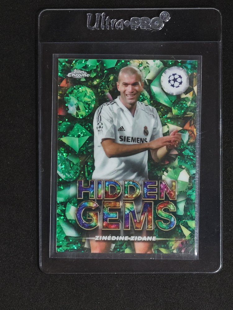 2025 Topps Chrome Hidden Gems #HG-15 Zinedine Zidane — front