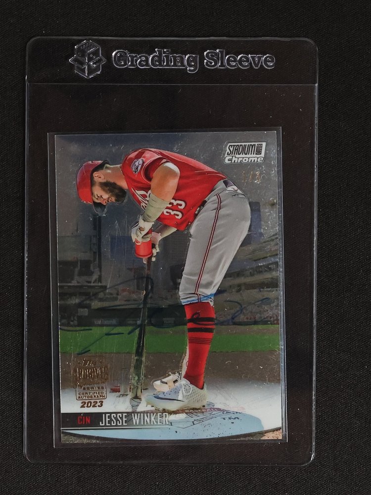 2023 Topps Stadium Club Chrome #1/1 Jesse Winker — front