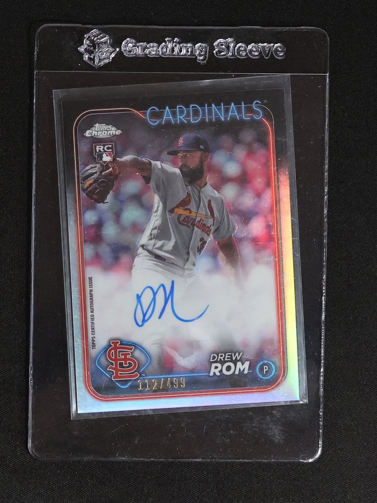 2024 Topps Chrome Update Series Autographs #RA-DR Drew Rom — front