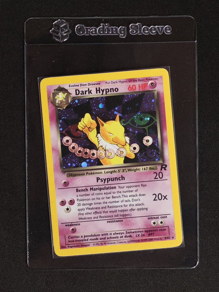 2000 Pokemon Team Rocket #9 Dark Hypno — front