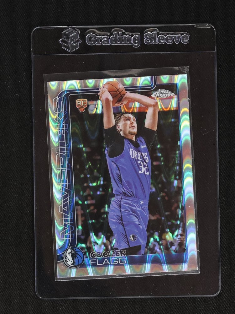 2025-26 Topps Chrome #251 Cooper Flagg RayWave Refractor — front