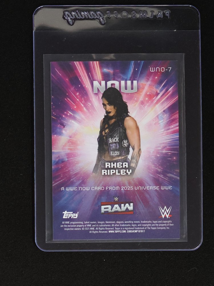2025 Topps WWE Universe NOW #WNO-7 Rhea Ripley — front