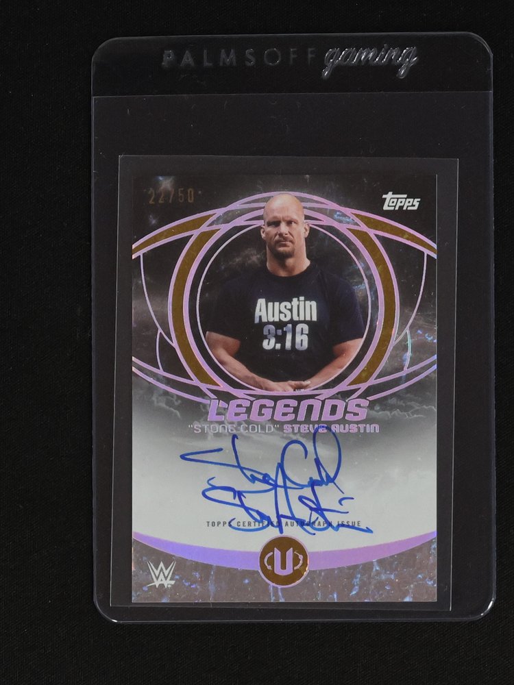 2025 Topps Universe WWE Legends #LGA-SCA Stone Cold Steve Austin — front