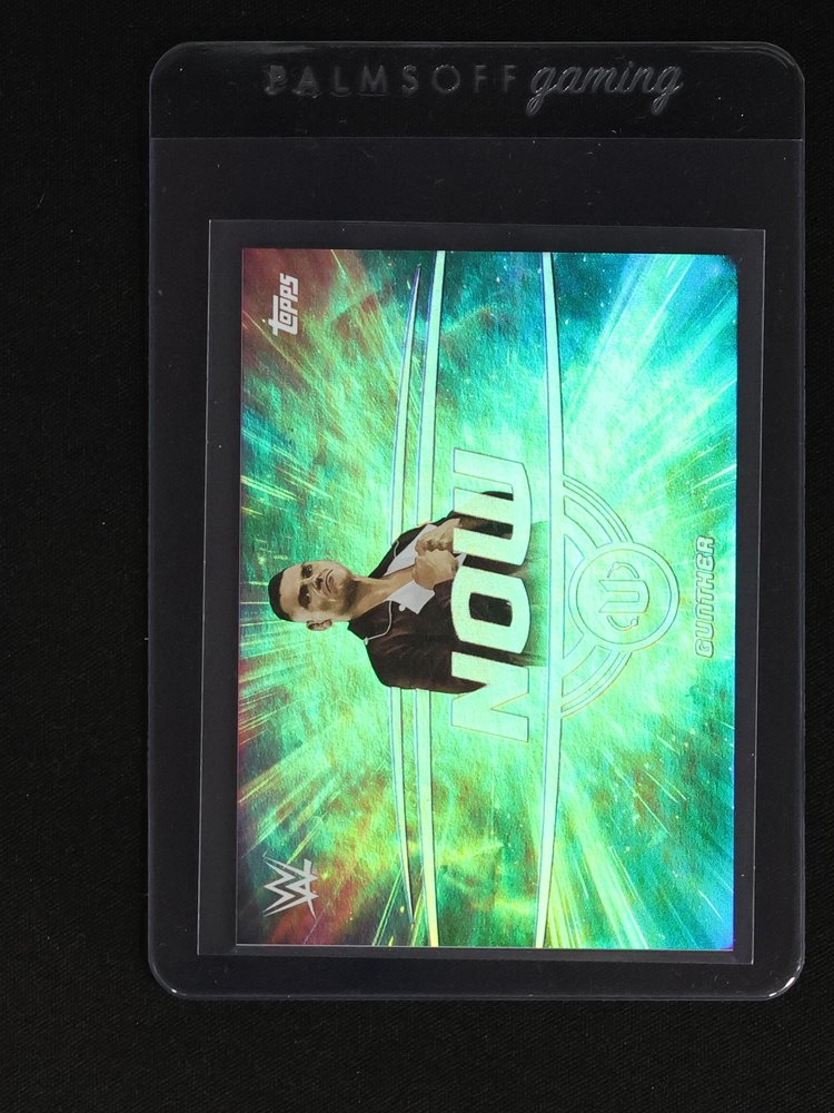 2025 Topps WWE Universe #WNO-11 Gunther NOW — front