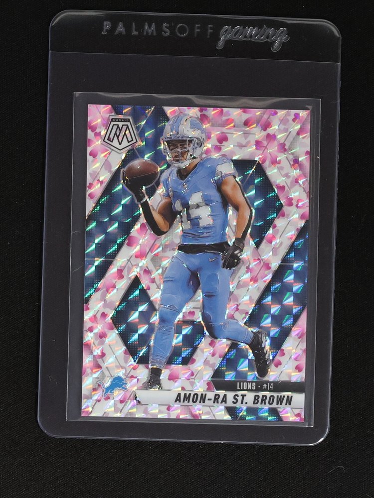 2025 Panini Mosaic #2 Amon-Ra St. Brown — front