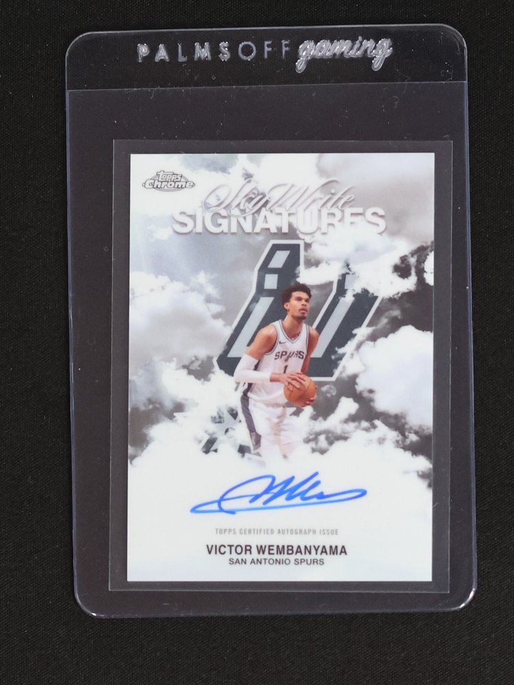 2025-26 Topps Chrome #SWS-VW Victor Wembanyama Sky-Write Signatures — front