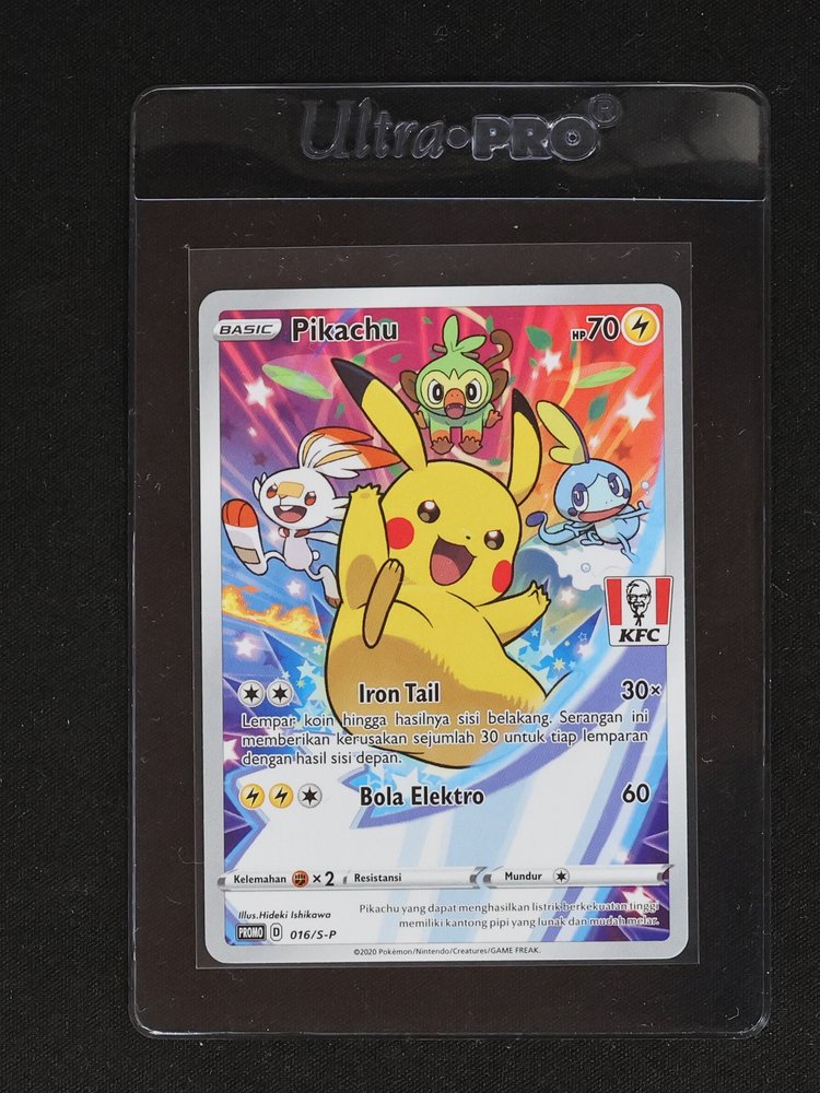 2020 Pokémon #016/S-P Pikachu KFC Promo — front