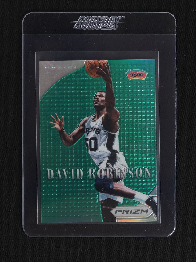 2021-22 Panini Prizm #242 David Robinson Green Prizm — front