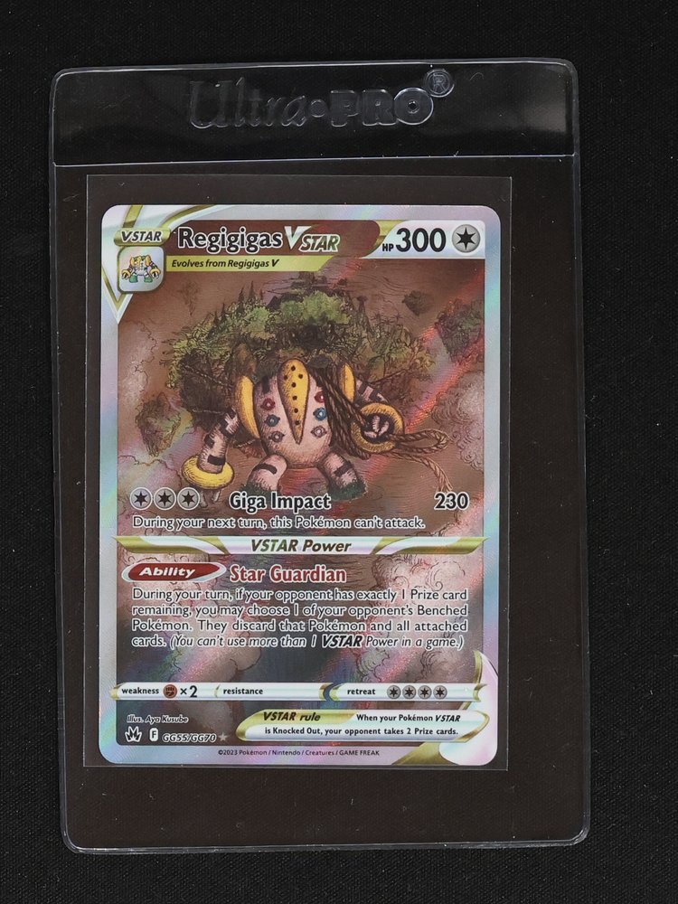 2023 Pokémon Crown Zenith GG55 Regigigas VSTAR — front