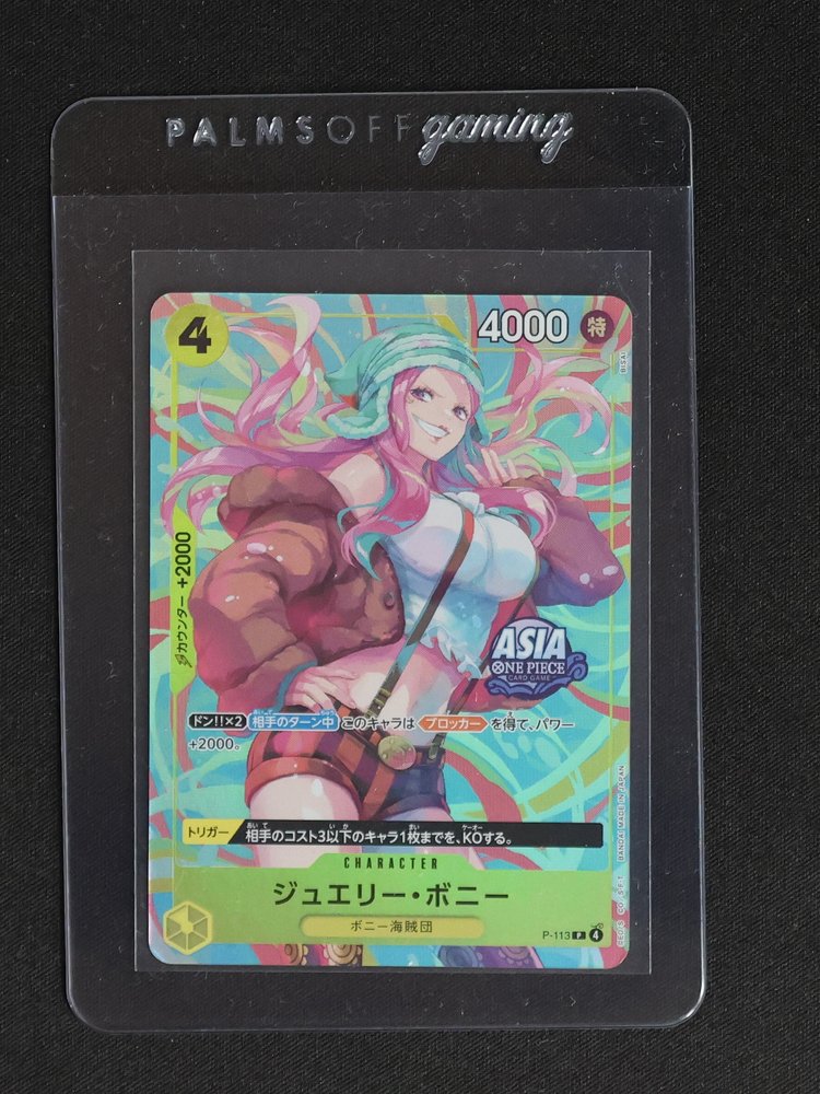 One Piece Card Game P-113 Jewelry Bonney — front