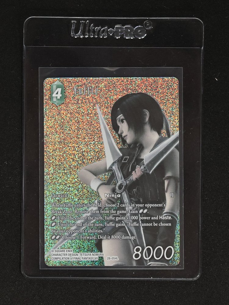 Final Fantasy TCG 28-054L Yuffie Full Art — front