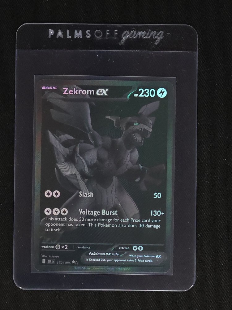 2025 Pokémon #172 Zekrom ex — front